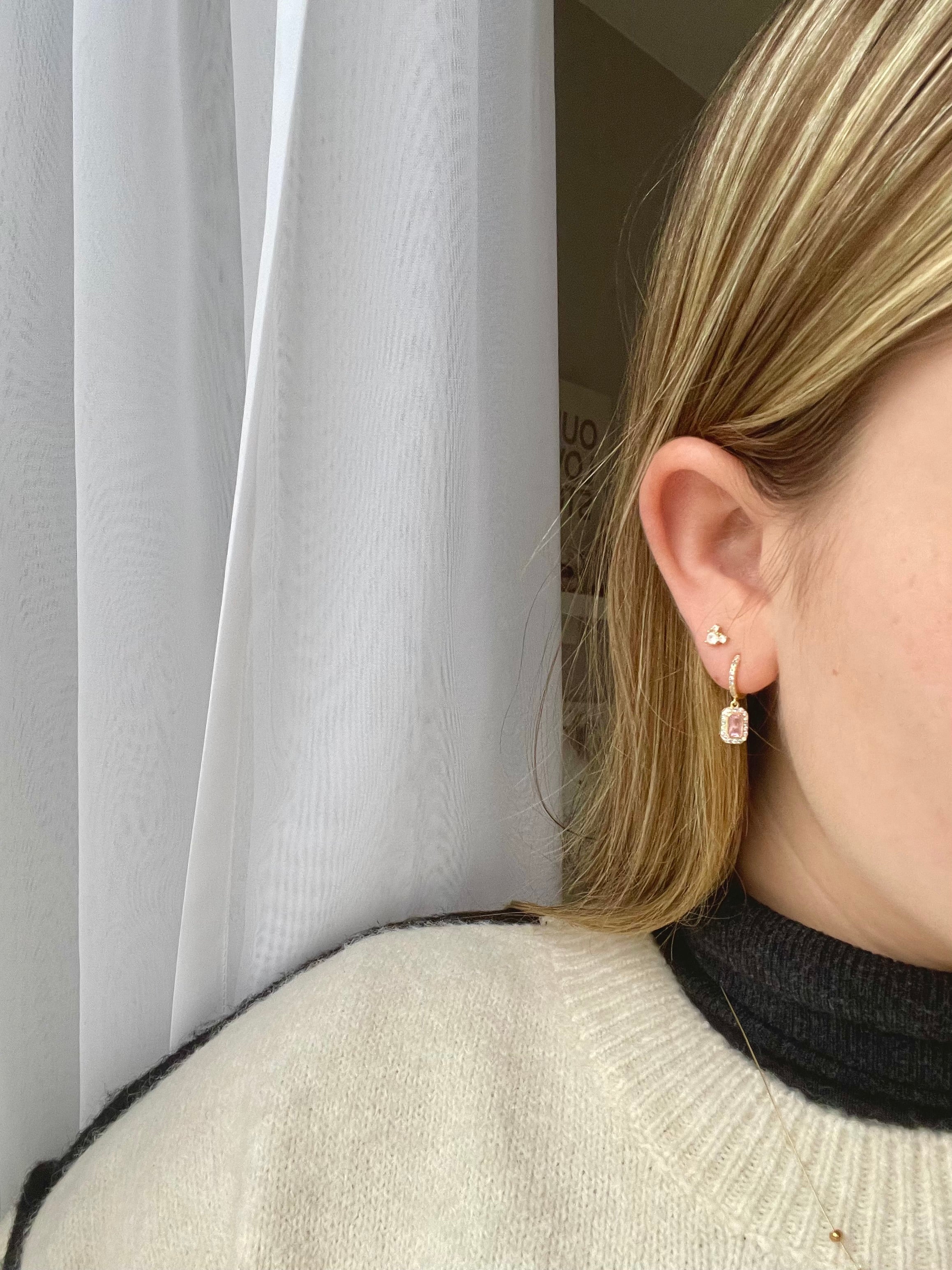 Zirconia multi earrings